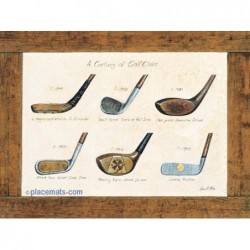 Pimpernel History of Golf Corkbacked Placemats