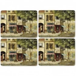 Pimpernel Parisian Scenes Placemats all 4