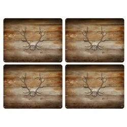 Classic Pimpernel Placemats Corkbacked Lodge Design