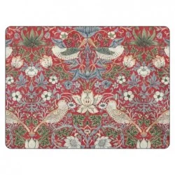 William Morris Strawberry Thief Red Placemats by Pimpernel