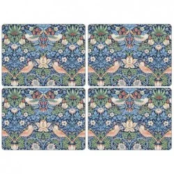 Placemats Morris Strawberry Thief Blue Pimpernel Set Placemats Morris Strawberry Thief Blue Pimpernel Set