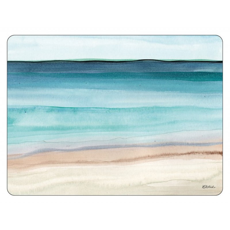 Coastal Shore Pimpernel Placemats Set of Four