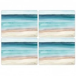 Coastal Shore Pimpernel Placemats Set of Four