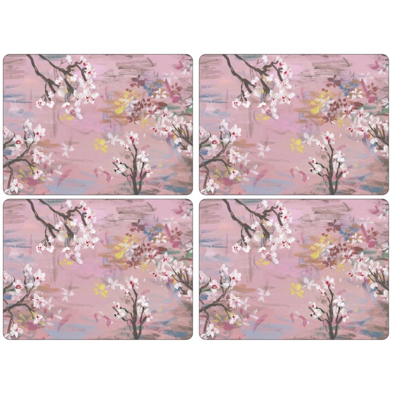 Floral Placemats Emerging Cork Backed Pimpernel