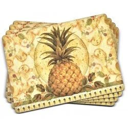 Pimpernel Golden Pineapple Place Mats set of 4