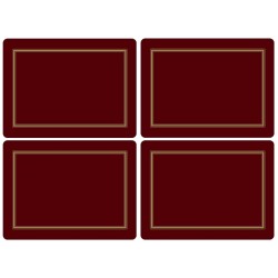 Classic Burgundy Pimpernel Placemats Traditional