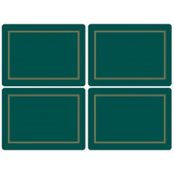 Set of 4 Classic Emerald Green Pimpernel Place mats