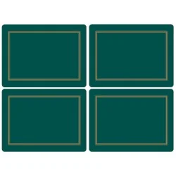 Set of 4 Classic Emerald Green Pimpernel Place mats