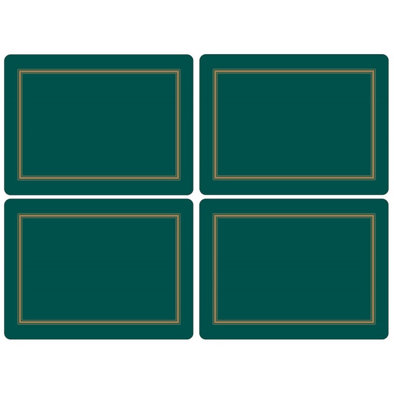 Pimpernel Classic Emerald Green Placemats, Rigid