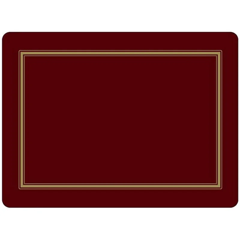 Traditional Pimpernel Burgundy Classic Placemats Traditional Pimpernel Burgundy Classic Placemats