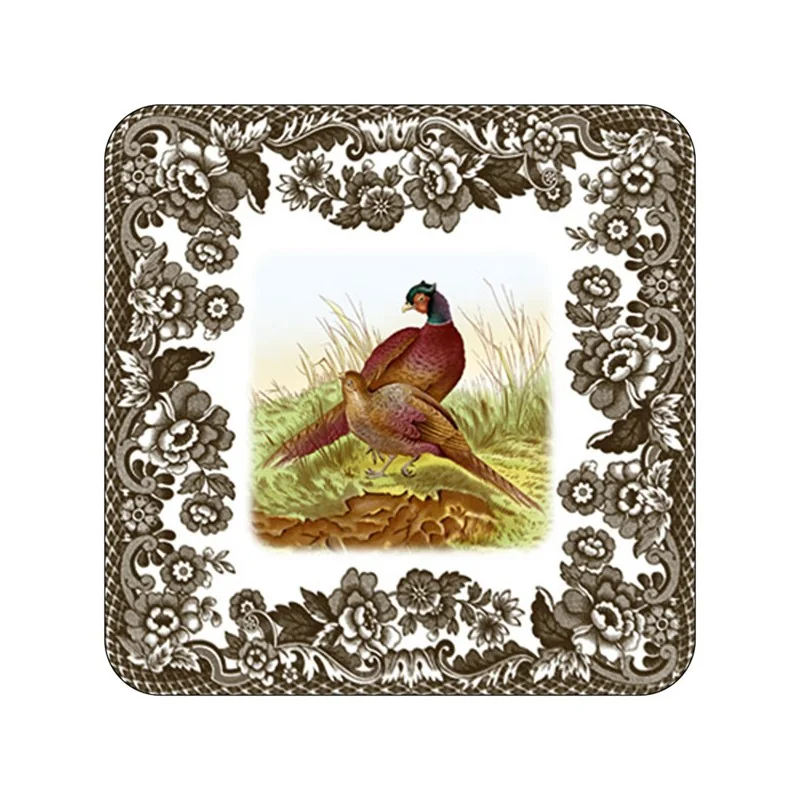 Spode Woodland Bird Coaster Set Spode Woodland Bird Coaster Set