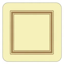 Classic Cream Coasters by Pimpernel