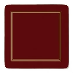 Burgundy Classic Pimpernel Coasters