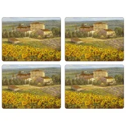 Tuscany Pimpernel Landscape Placemats all4 Italuan landscape image Tuscany Pimpernel Landscape Placemats all4 Italuan landscape image