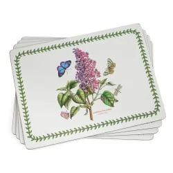 Golden Lilac flower Botanic Garden Placemats set
