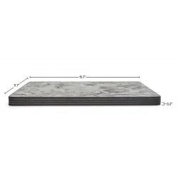 Pimpernel Vintage Garden placemats, stacked side view of all 4 tablemats