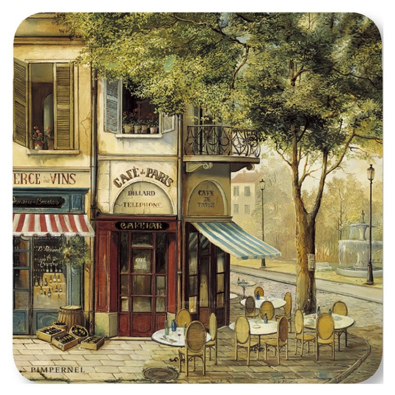 Pimpernel Parisian Scenes Coaster Set
