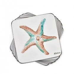 Pimpernel Coastal Shore Square Coasters Pimpernel Coastal Shore Square Coasters