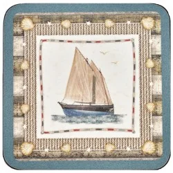 Pimpernel sailing ship coasters, Coastal Breeze design