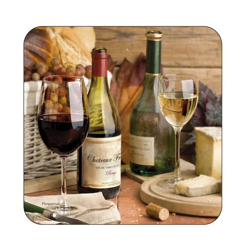 Pimpernel Artisanal Wine Coasters