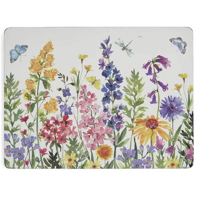 Colorful Wildflowers floral place mats by Pimpernel
