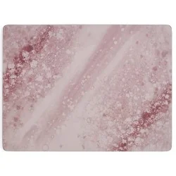 Pink color Pimpernel place mats Minerals Rose Quartz design