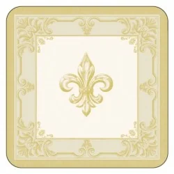 Pimpernel Coaster Set Fleur de Lys