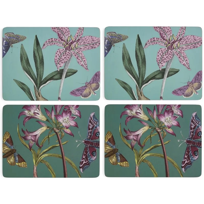 Botanic Garden Flora & Fauna pattern place mats by Pimpernel