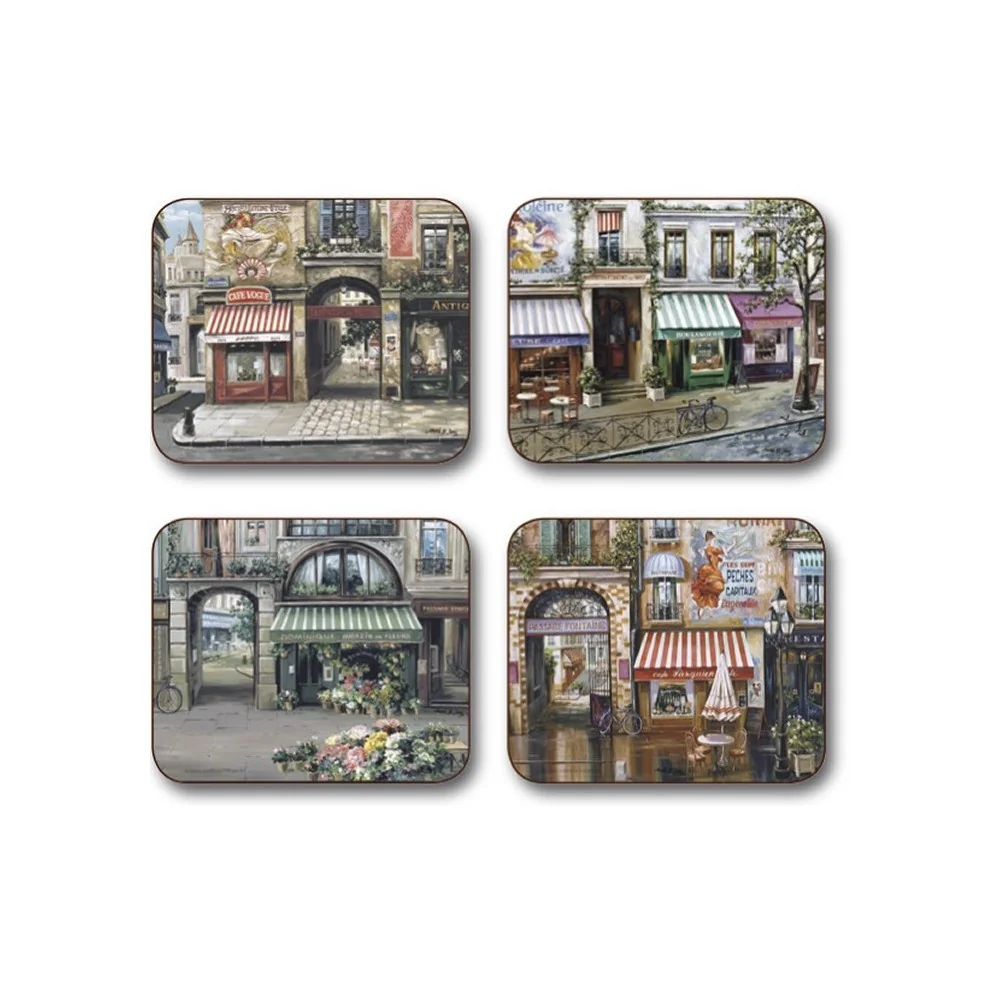 Jason Placemats The Village Square, Corkbacked