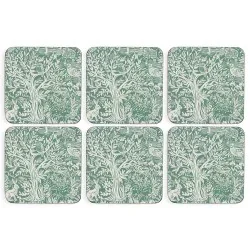 Tapestry Sage by Pimpernel animal and flower coaster set