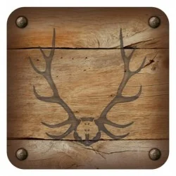 Lodge Drinks Coaster Set by Pimpernel 