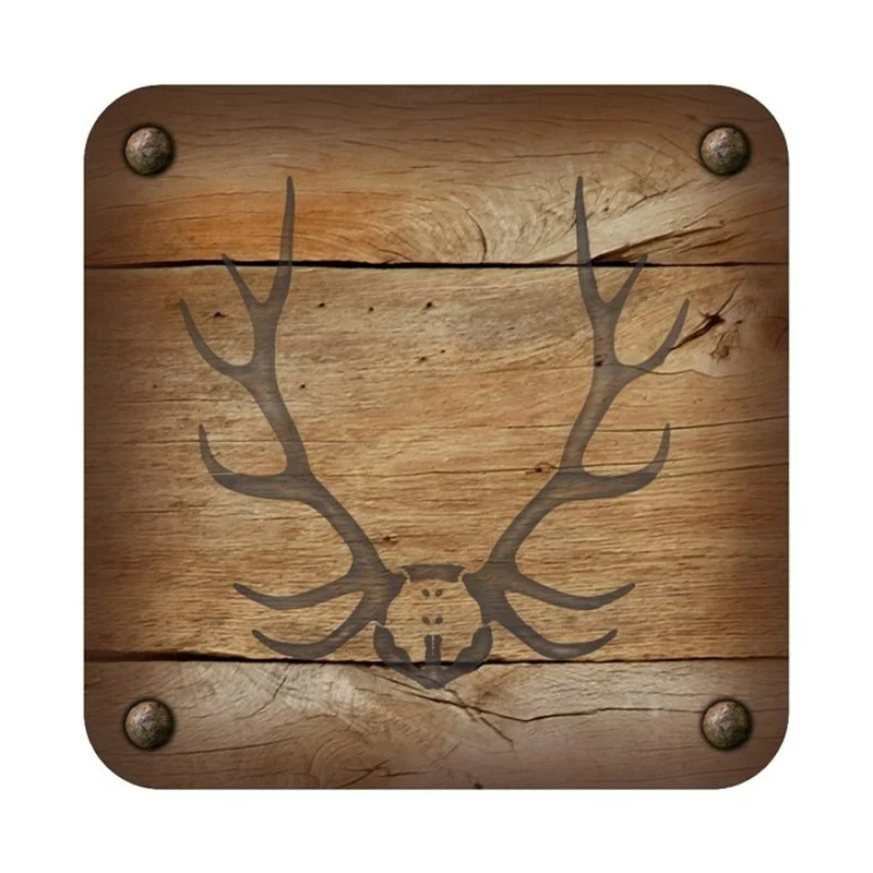 Lodge Drinks Coaster Set by Pimpernel 