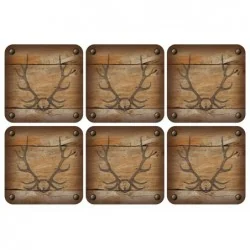 Lodge coasters from Pimpernel