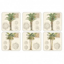 Vintage Palm Study coasters from Pimpernel Spode